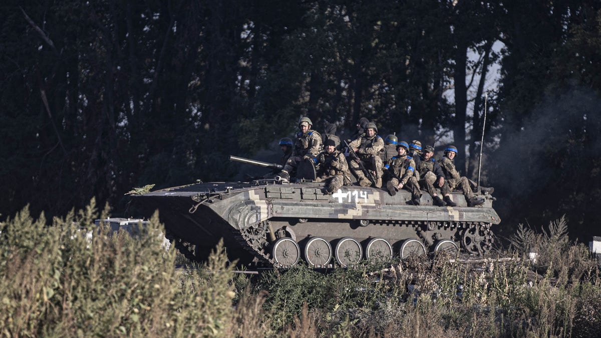 Ukrainian Military Unit Disbanding in Kharkiv Region