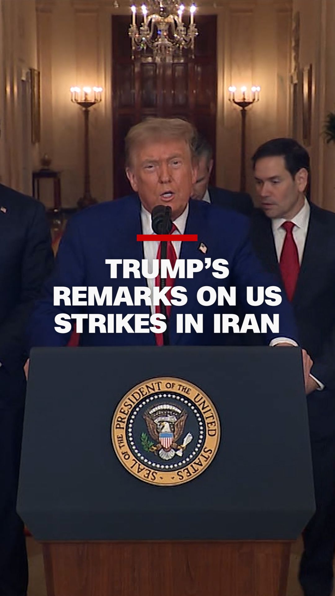 Trump States He Supports Destruction of Iran’s Enriched Uranium