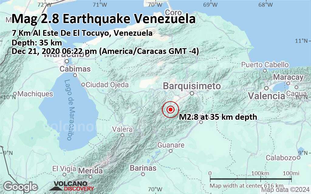 Venezuela Records Rare Double Earthquake Sequence